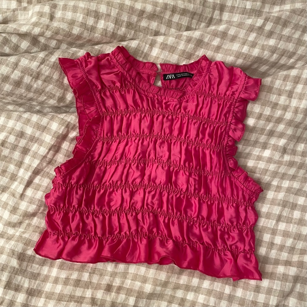 Zara pink top